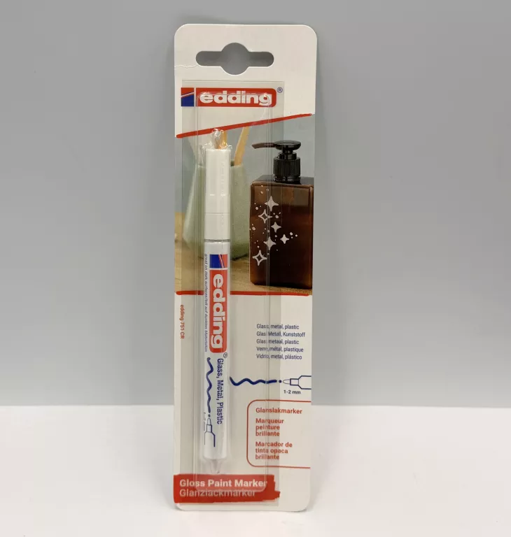 MARKER PERMANENTNY BIAŁY EDDING 1-2MM