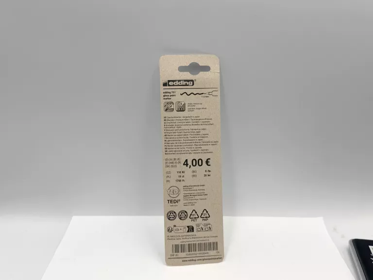 MARKER PERMANENTNY BIAŁY EDDING 1-2MM