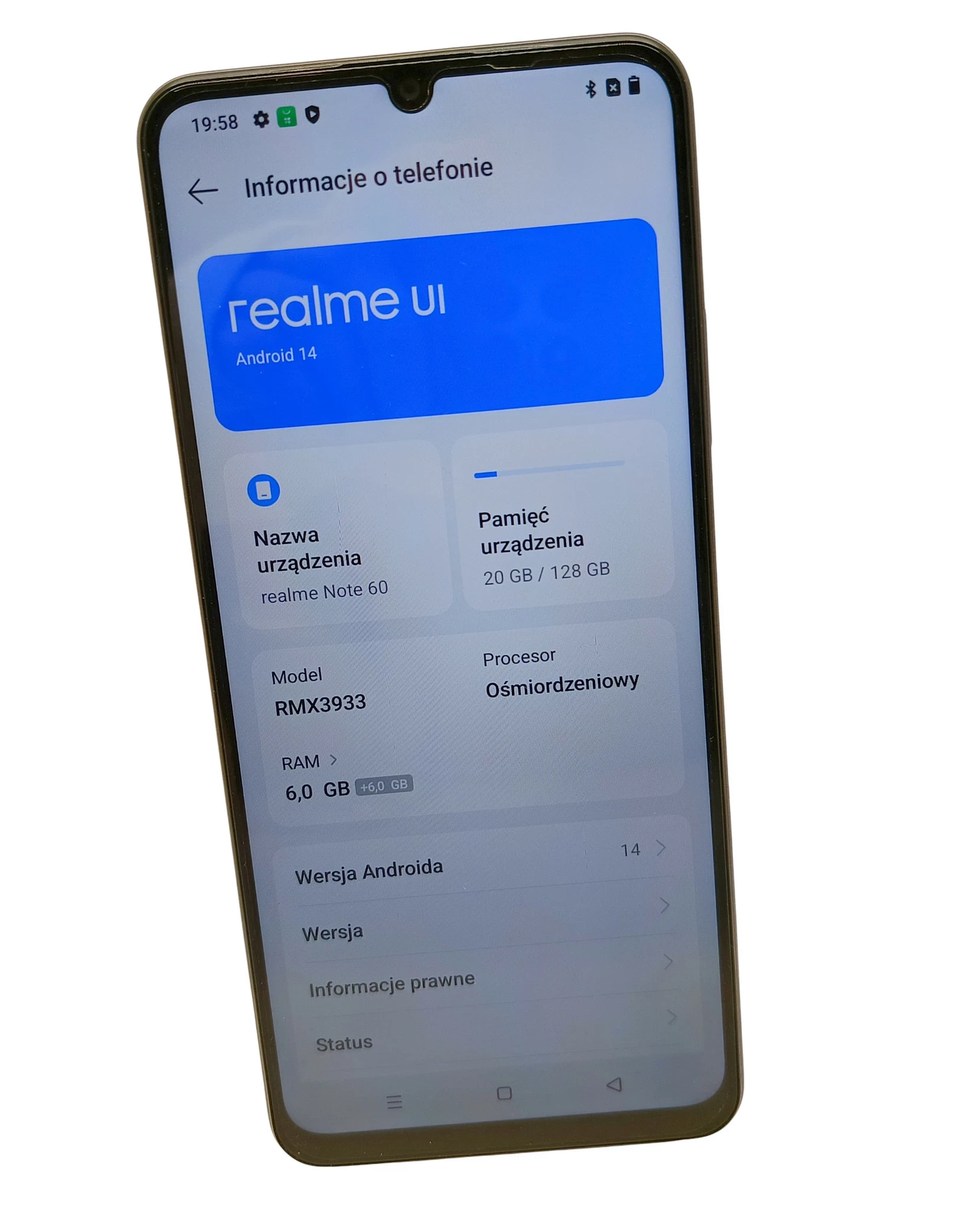 telefon-realme-note-60-128gb-pudelko-ean-gtin-6941764446687