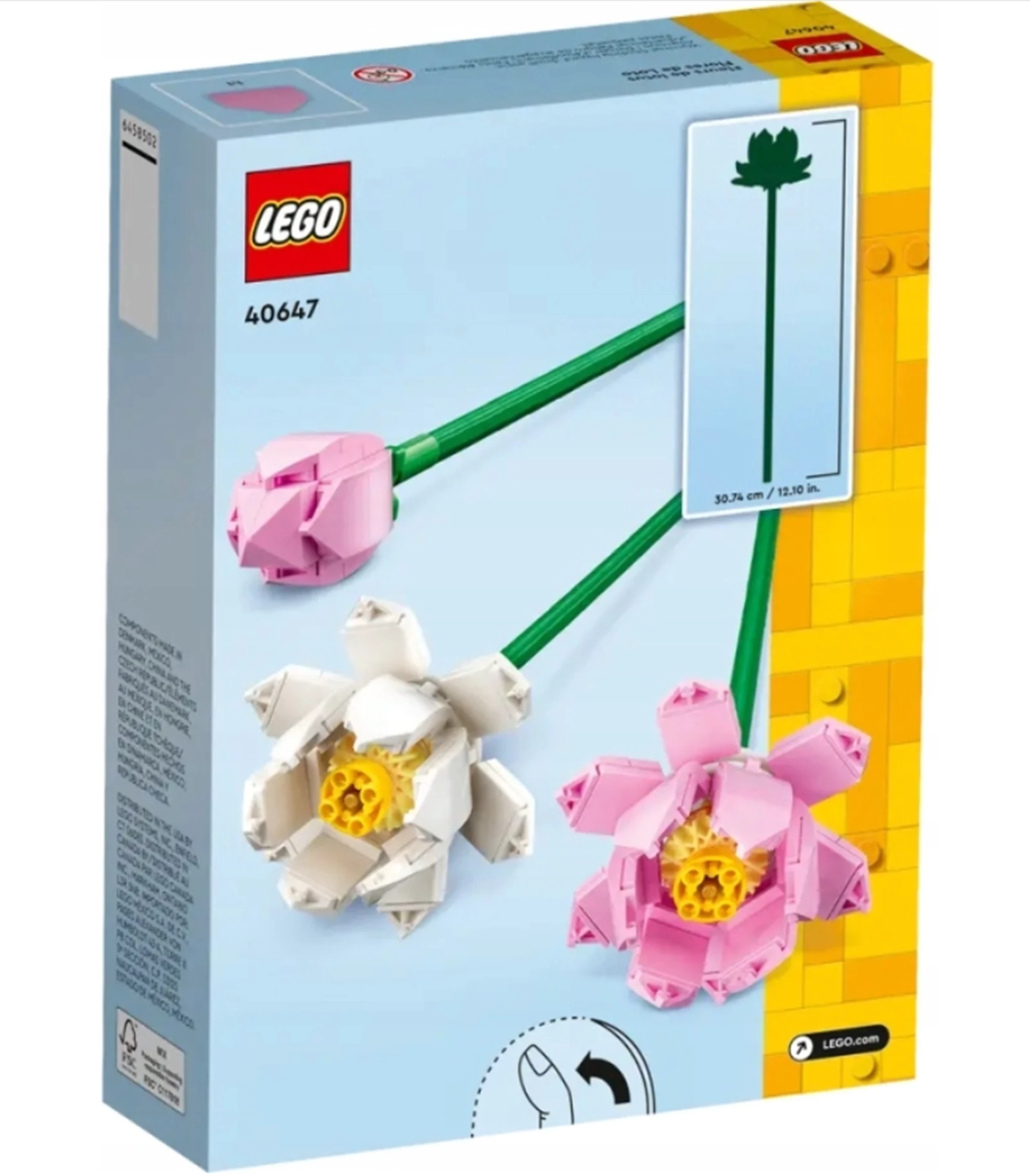 lego-botanicals-40647-kwiaty-lotosu-uszkodzone-pudelko-ean-gtin-5702017471549