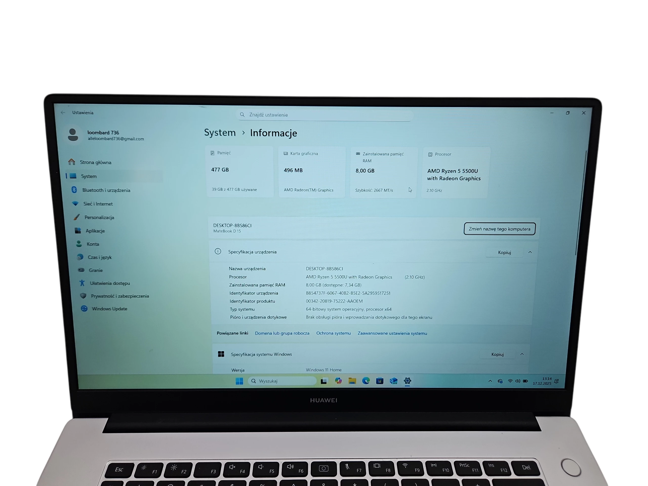 laptop-huawei-matebook-d15-8512gb-amd-ryzen-5-zasilacz-liczba-rdzeni-procesora-4329-3