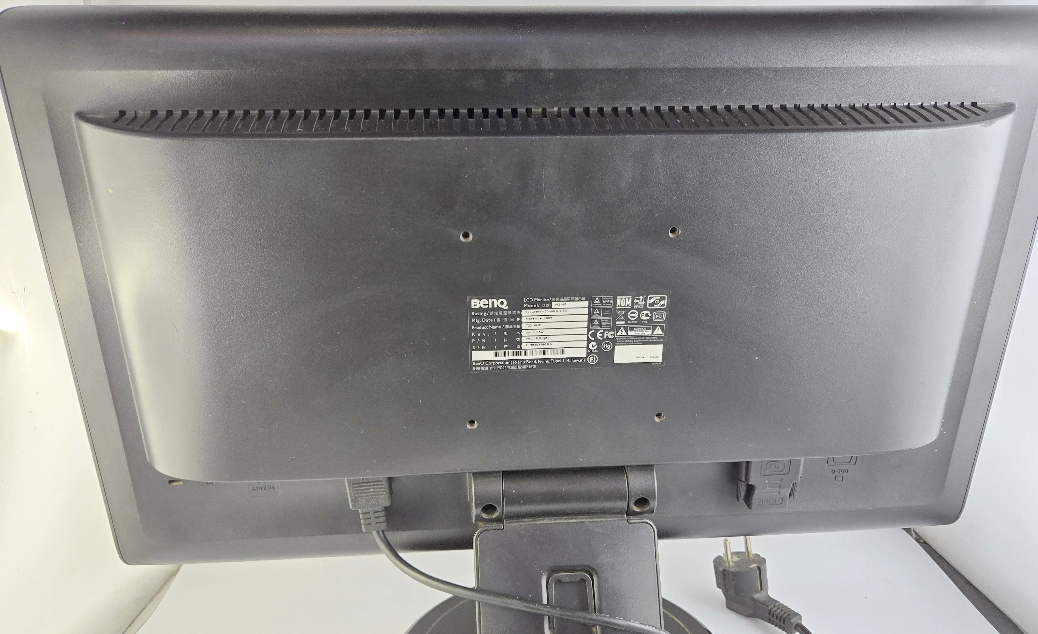 monitor-benq-t2210hd-zasilacz-ean-gtin-3664870578273