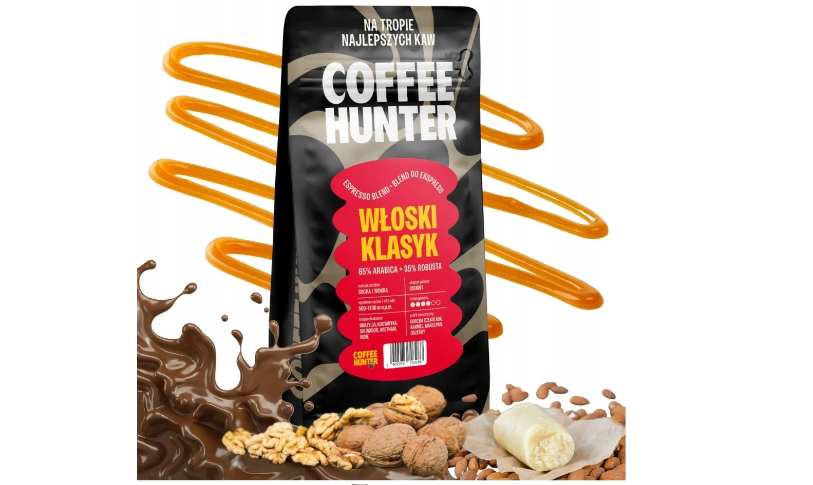 kawa-ziarnista-wloski-klasyk-coffe-hunter-1kg-1000g-swiezo-palona-arabica-ean-gtin-5902973703290