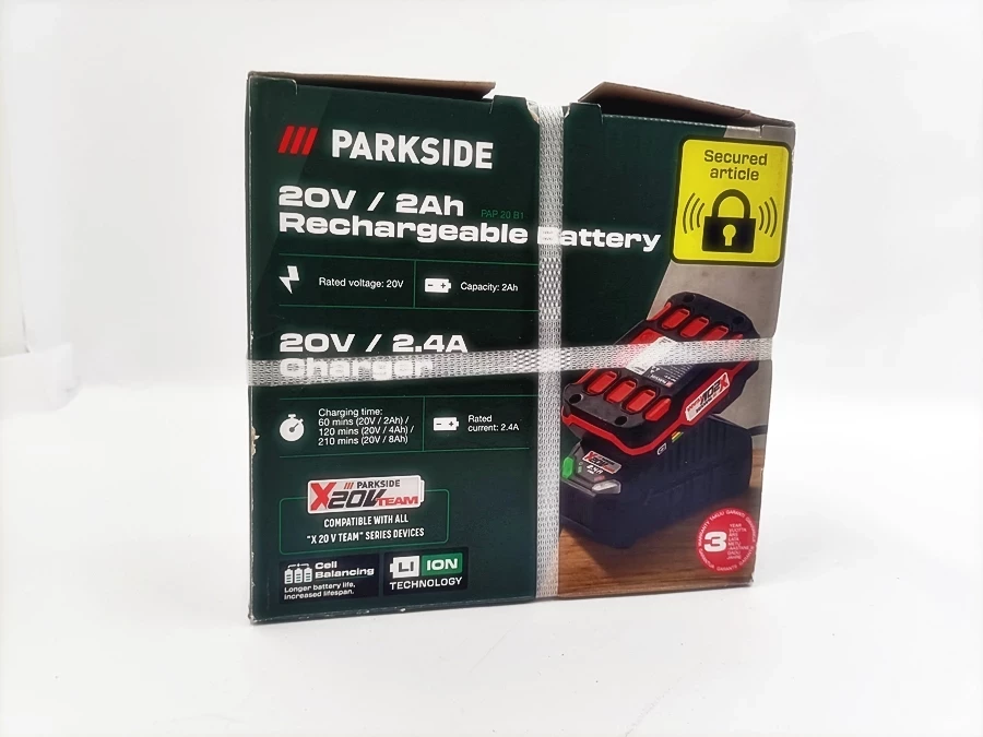 akumulator-parkside-pap-20-b1-bateria-2ah-20v-ladowarka-li-ion-zestaw-glogowska-91a-poznan