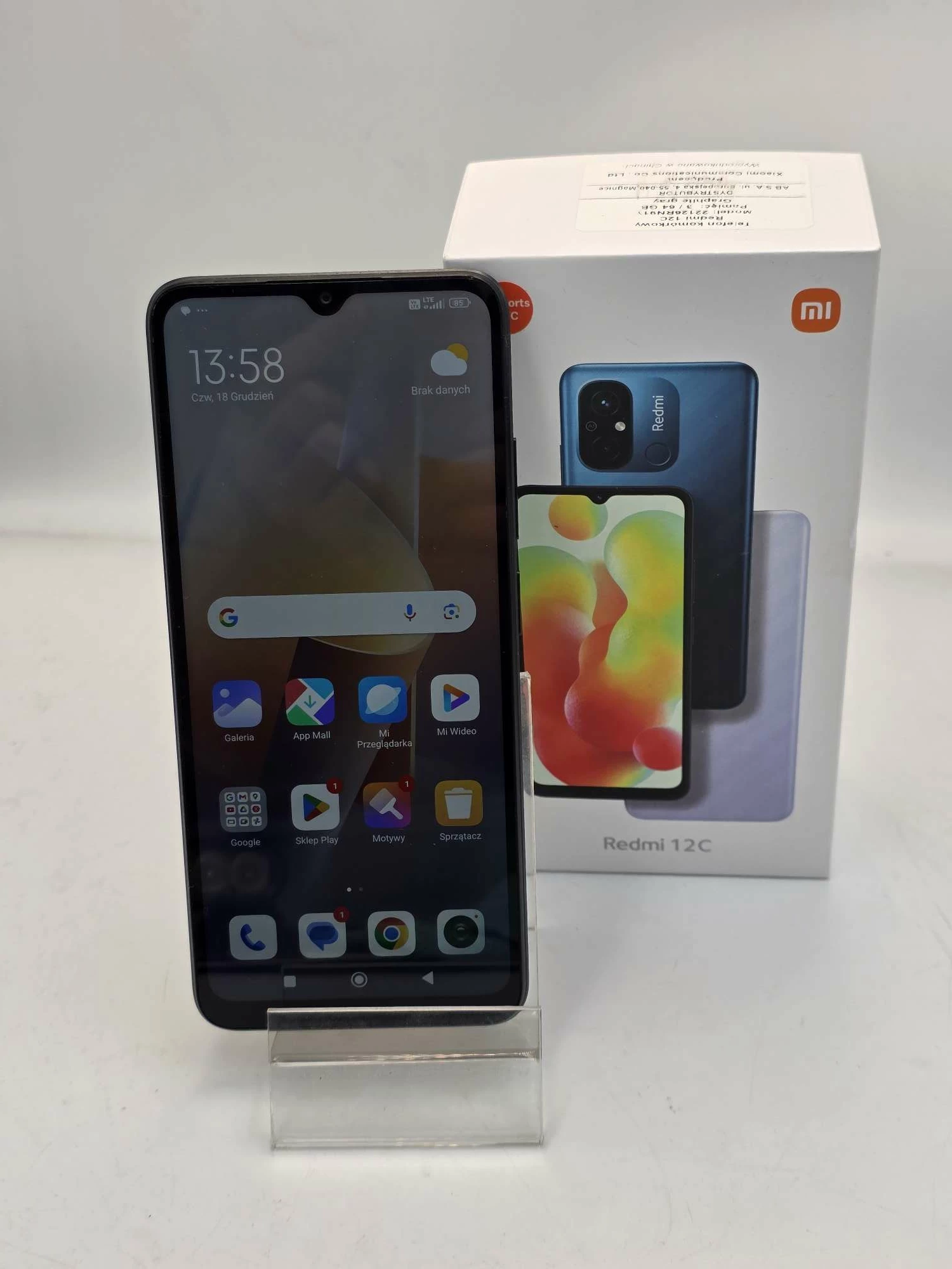 telefon-xioami-redmi-12c-64gb-pudelko-dekerta-20-sosnowiec