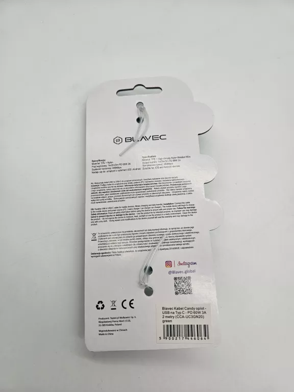 blavec-kabel-candy-oplot-usb-na-typ-c-pd-60w-3a-2-metry-ean-gtin-5900217446019