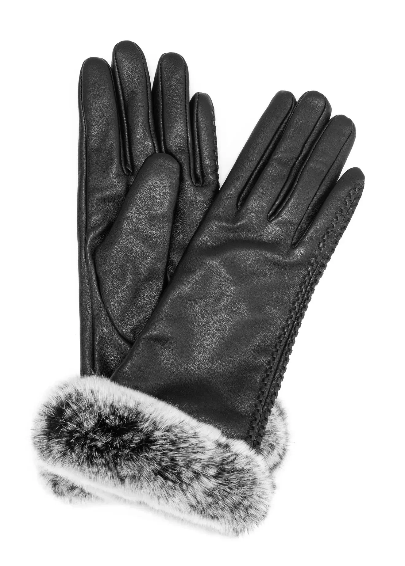 czarne-skorzane-rekawiczki-z-futerkiem-rekds-0092-99-stan-11323-1