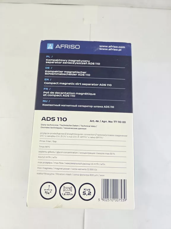 separator-zanieczyszczen-afriso-ads-110-ean-gtin-5902510007539