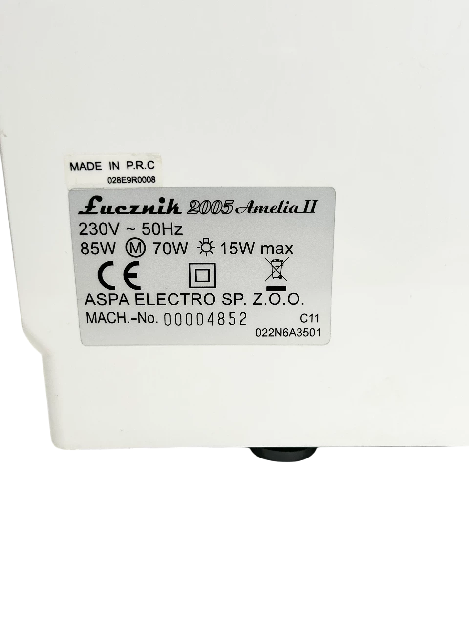 maszyna-do-szycia-lucznik-amelia-ii-2005-model-2005-amelia-ii