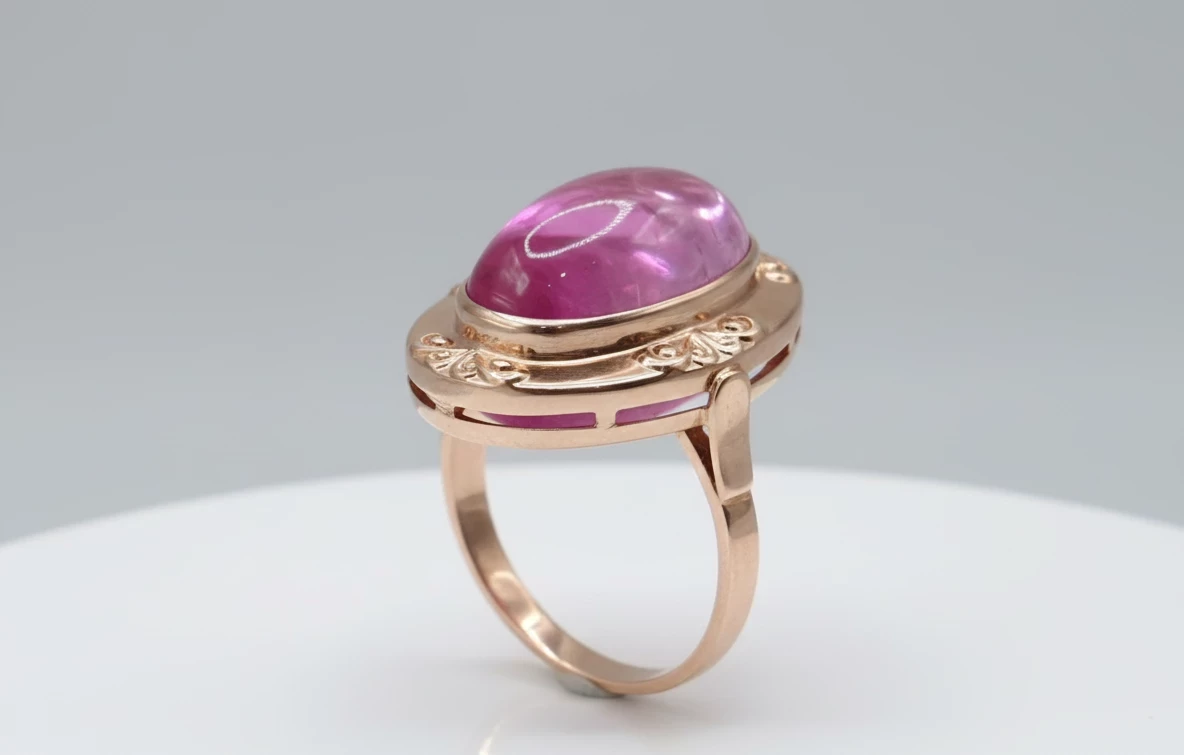 zloty-pierscien-z-rozowym-oczkiem-proba-585-r-22-stan-11323-2