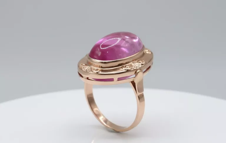 zloty-pierscien-z-rozowym-oczkiem-proba-585-r-22-stan-11323-2