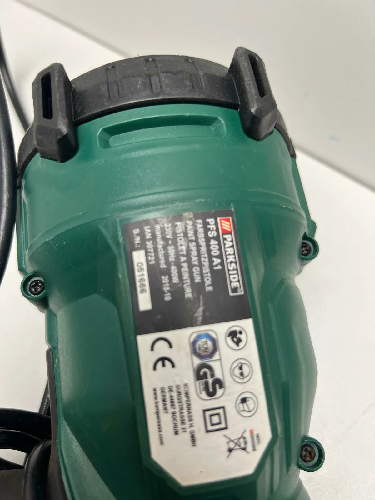 pistolet-do-malowanianatryskowy-parkside-pfs-400-a1-400-w-stan-11323-2