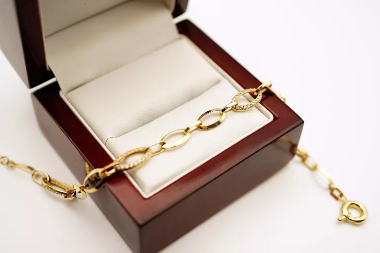 zlota-bransoletka-a-la-figaro-pr585-14k-18cm-397g-sciegiennego-64-poznan