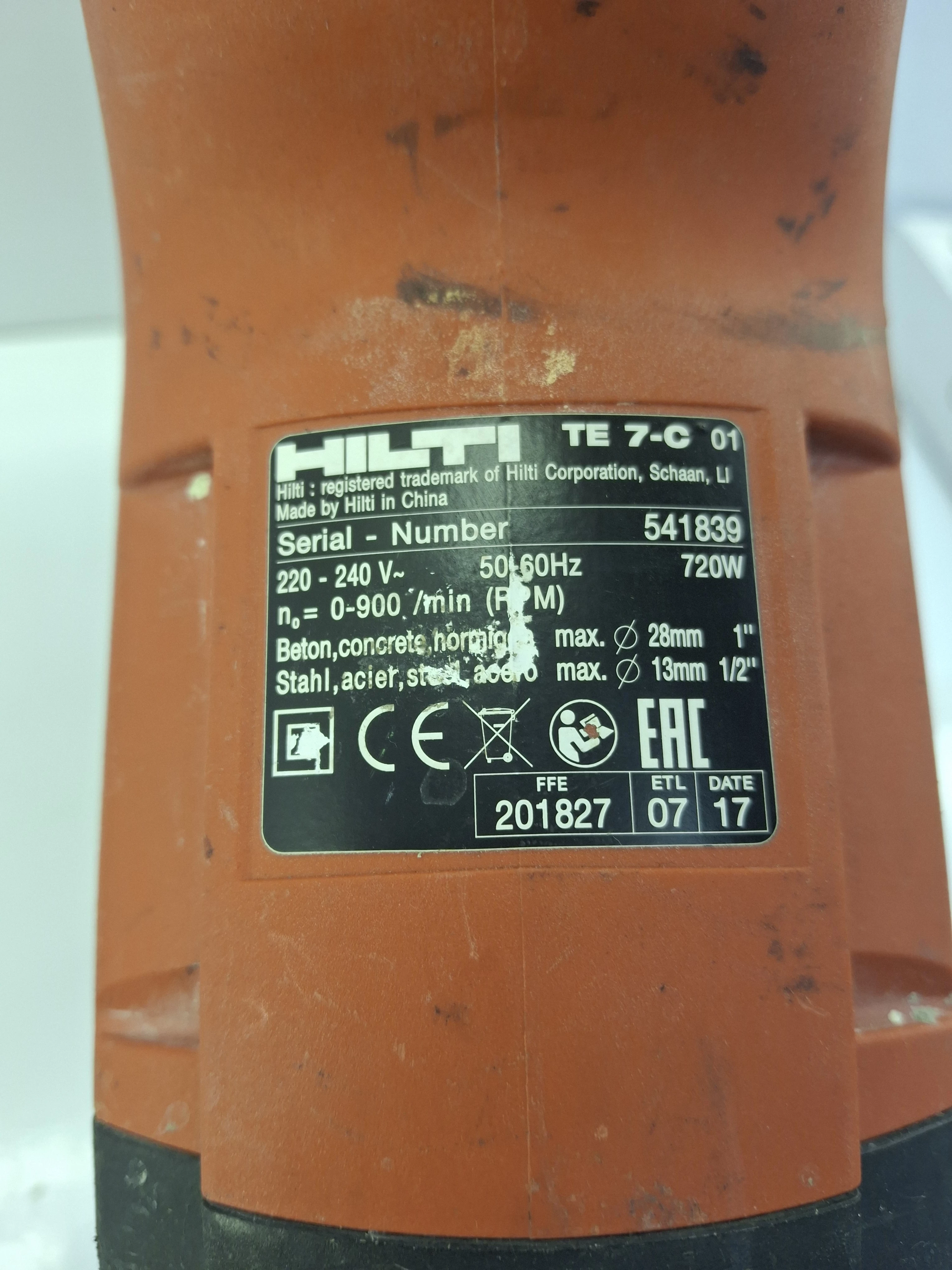 Original Striker Piston HILTI TE7-C TE7-A #240858 Pos.36