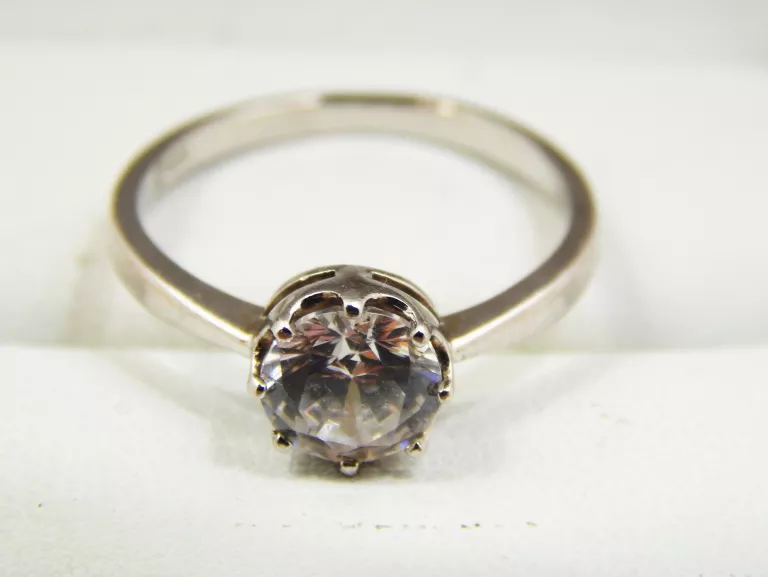 PIĘKNY DAMSKI PIERŚCIONEK SREBRNY PR 925 ROZM 16