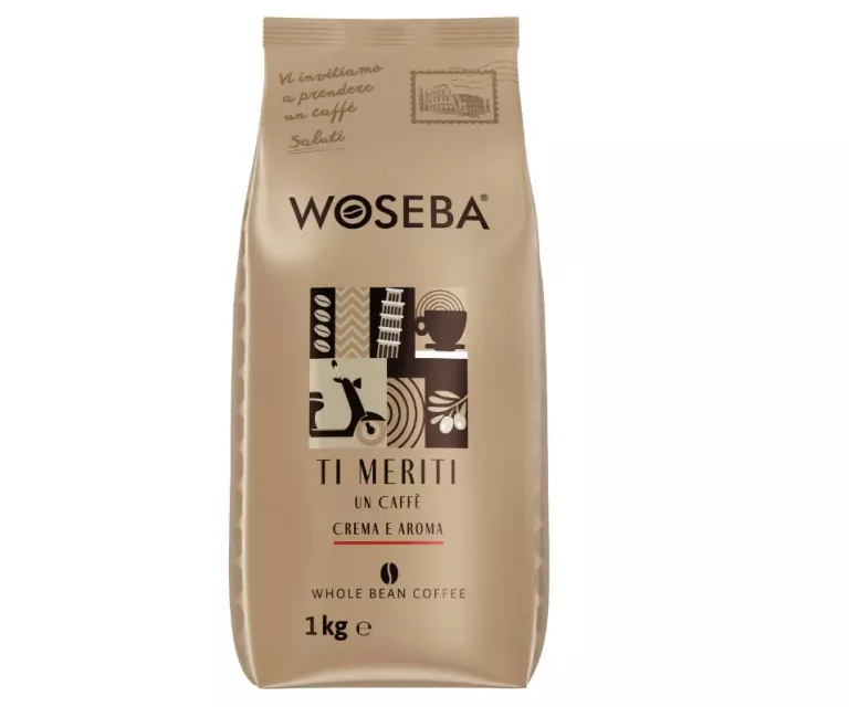 KAWA ZIARNISTA WOSEBA TI MERITI CREMA E AROMA 1KG MIESZANA