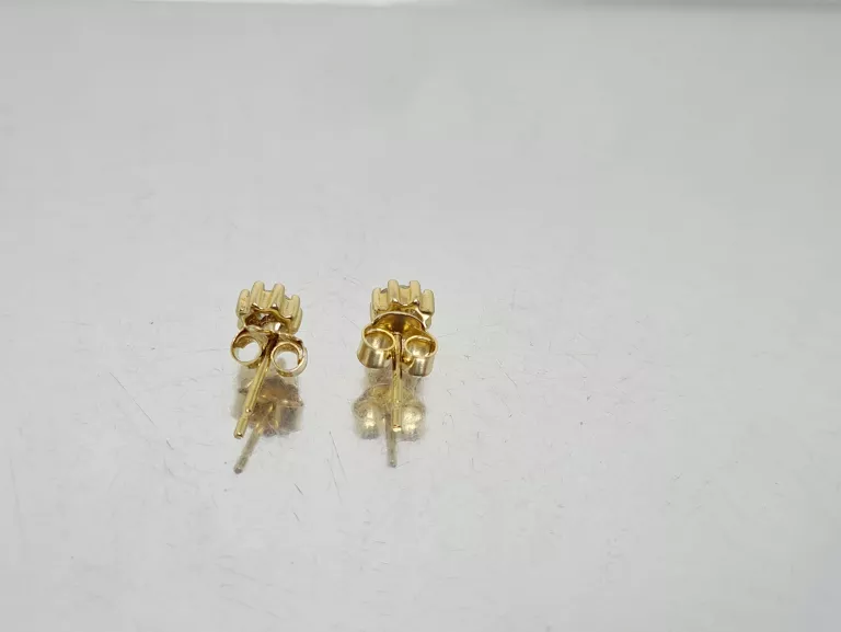 ZŁOTA PARA KOLCZYKÓW Z CYRKONIĄ 585