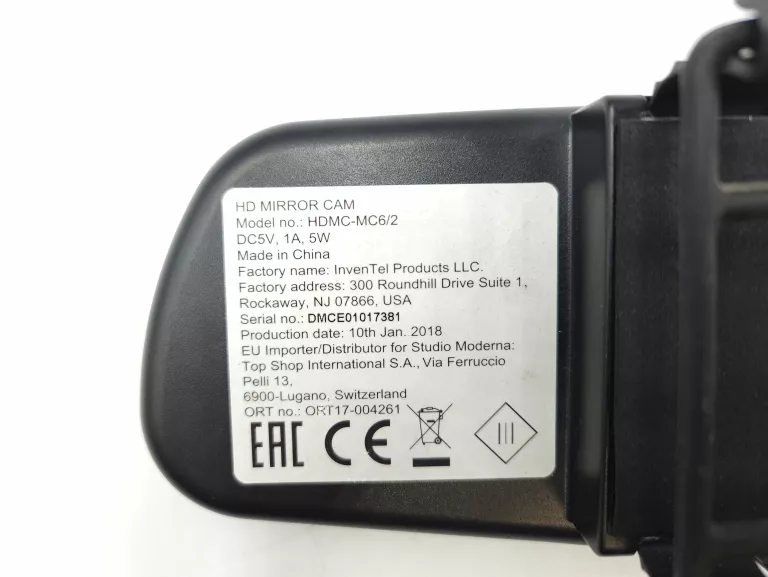 KAMERA SAMOCHODOWA W LUSTERKU HDMC-MC6/2