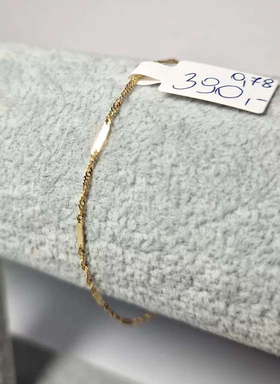 ZŁOTA BRANSOLETKA 585 0,78G