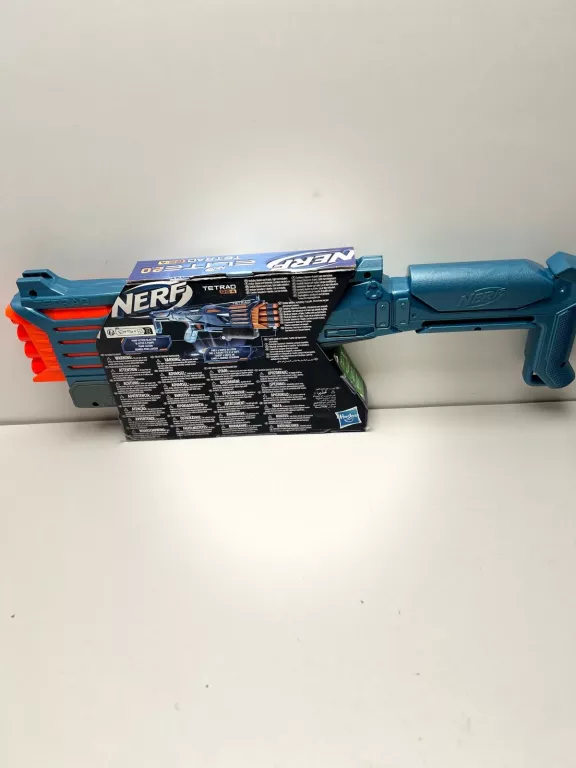 NERF WYRZUTNIA PISTOLET HASBRO ELITE 2.0 TETRAD QS 4 F5025 4 X STRZAŁKI