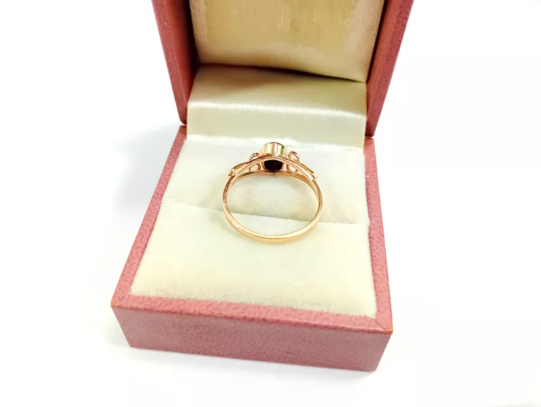 CUDOWNY ZŁOTY PIERŚCIONEK PR.585 R.14