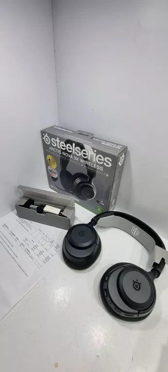 SŁUCHAWKI STEELSERIES ARCTIS NOVA 3X WIRELESS GAMING CZARNE BEZPRZEWODOWE