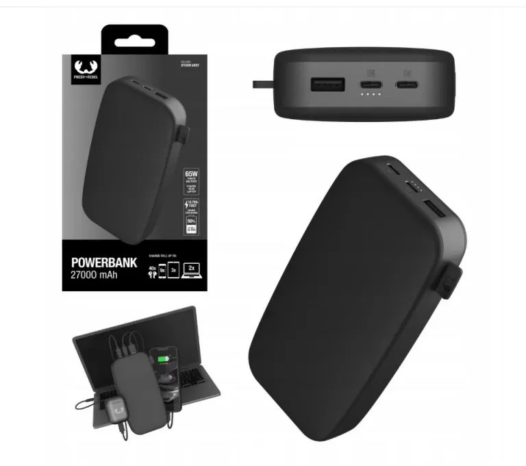 FRESH 'N REBEL POWERBANK 27000 MAH 2X USB-C 1X USB-A PD 65W