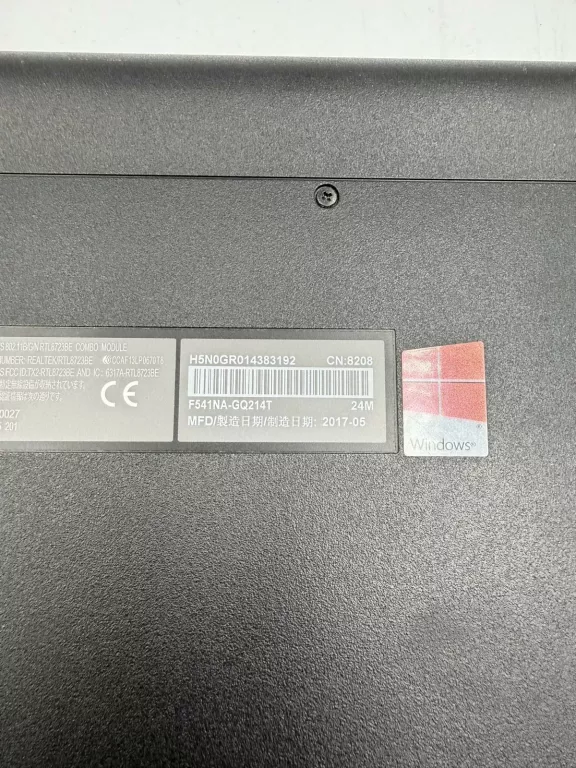 LAPTOP ASUS VIVOBOOK MAX F541N W10 INTEL CELERON 1,10GZ 4GB RAM