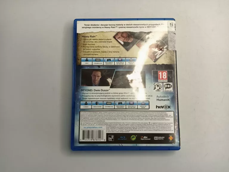 GRA PS4 HEAVY RAIN & BEYOND TWO SOULS PLAYSTATION 4