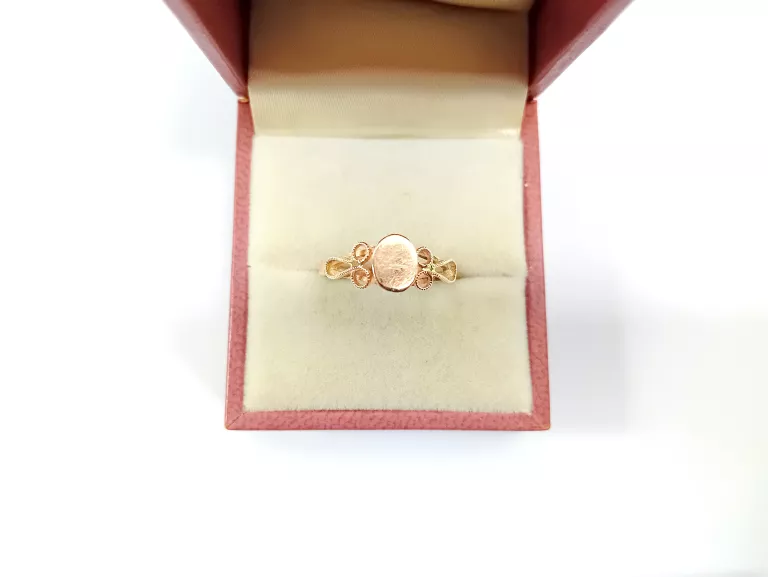 CUDOWNY ZŁOTY PIERŚCIONEK PR.585 R.14