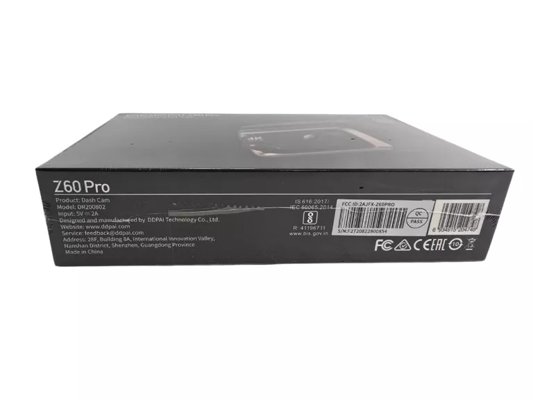 DDPAI Z60 PRO WIDEOREJESTRATOR KAMERA SAMOCHODOWA 4K HDR GPS WIFI BLUETOOT