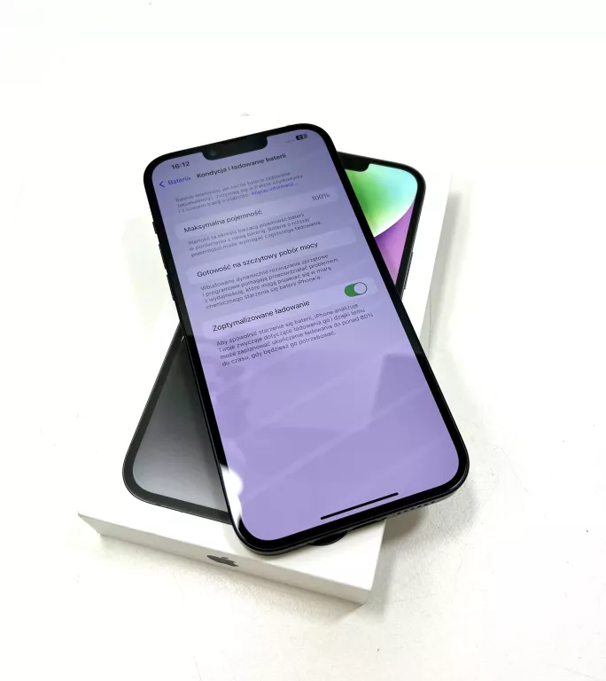 SMARTFON APPLE IPHONE 14 PLUS 6 GB / 256 GB 5G CZARNY KOMPLET