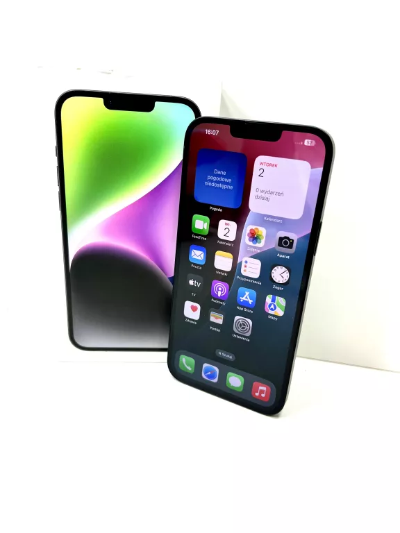 SMARTFON APPLE IPHONE 14 PLUS 6 GB / 256 GB 5G CZARNY KOMPLET