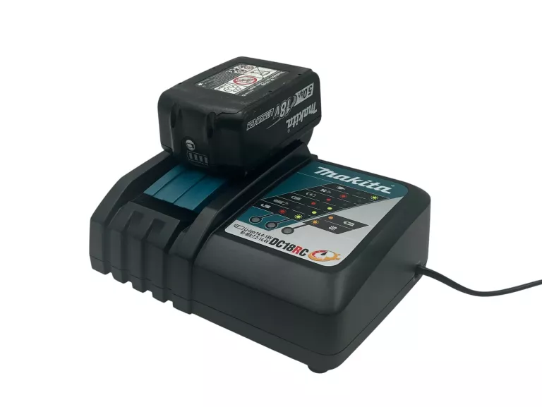 ŁADOWARKA MAKITA DC18RC S + AKU 5.0AH + AKU 3.0AH!