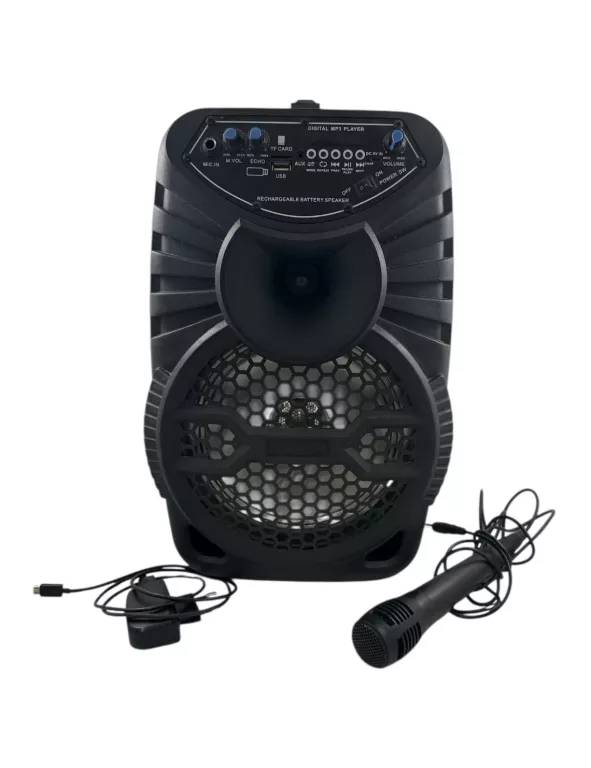 GŁOŚNIK BT KARAOKE AGILE 8" Z MIKROFONEM