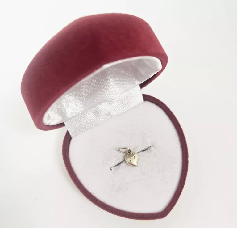 WYRÓB JUBILERSKI UŻYWANY ZŁOTA ZWIESZAK SERCE 585/0,32G