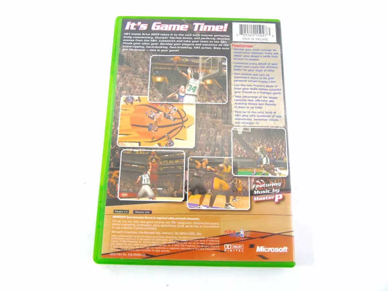 GRA NA XBOX NBA INSIDE DRIVE 2003