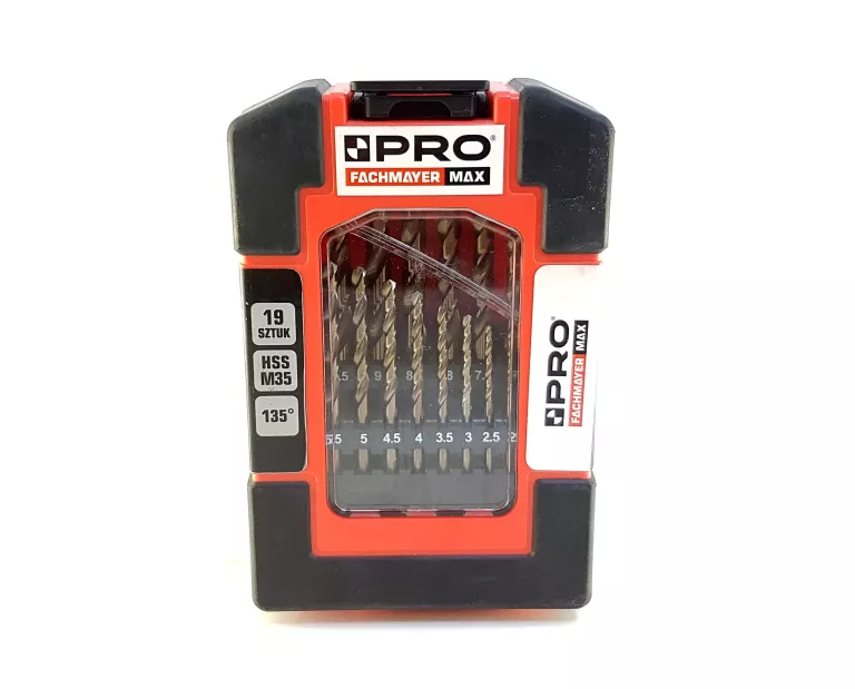 ZESTAW WIERTEŁ HSS KOBALTOWYCH PRO WZ-HSS-C019