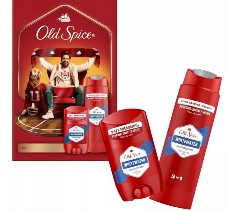 OLD SPICE ZESTAW PREZENTOWY MĘSKI WHITEWATER SZTYFT+ŻEL POD PRYSZNIC