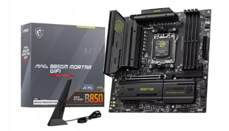 PŁYTA GŁÓWNA DO KOMPUTERA MSI MAG B850M MORTAR WIFI MICRO ATX AMD RYZEN AM