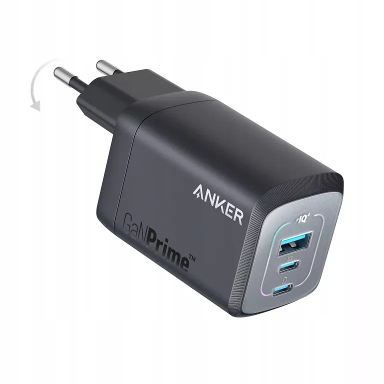 ŁADOWARKA USB-C 100 W, ANKER PRIME GAN, 3-PORTOWA PPS SKŁADANA