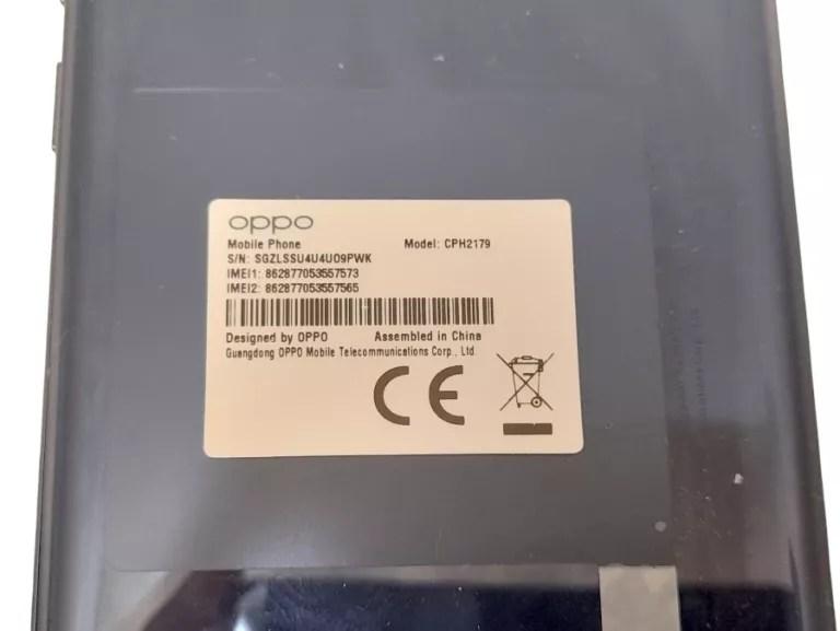 OPPO A15S 4/64GB - KONTO GOOGLE !