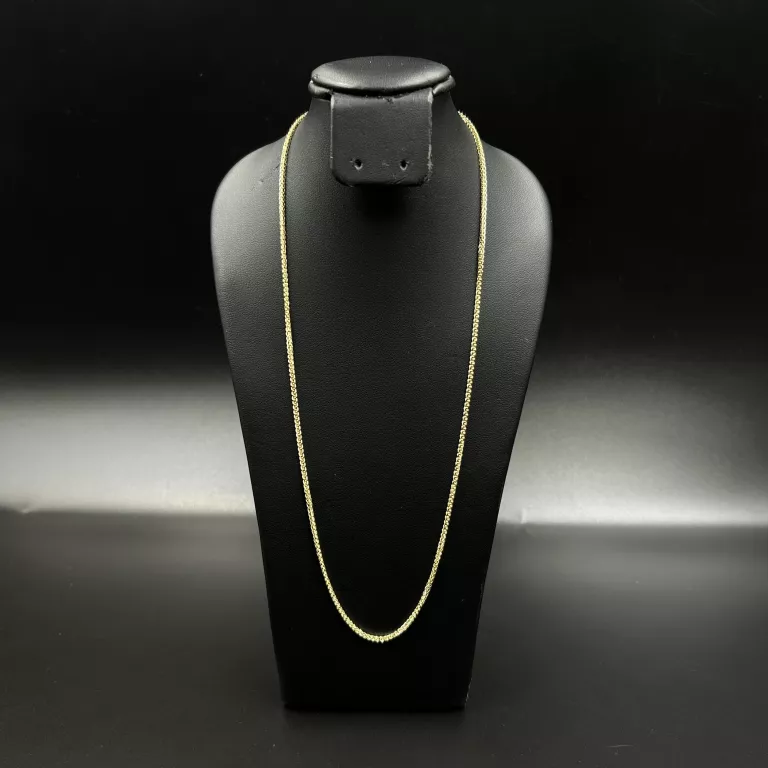 PIĘKNY NOWY ZŁOTY ŁAŃCUSZEK 585/14K/4,61 G/45 CM POLSKI WYRÓB