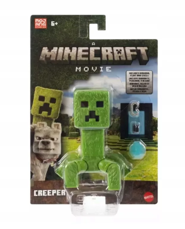 FIGURKA KOLEKCJONERSKA AKCJI CREEPER - MINECRAFT MOVIE
