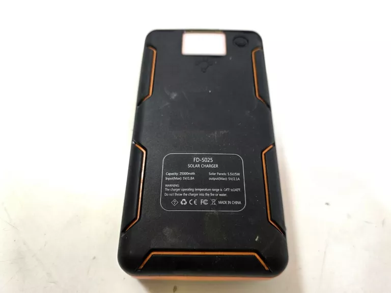 POWERBANK 25000MAH SOLARNY