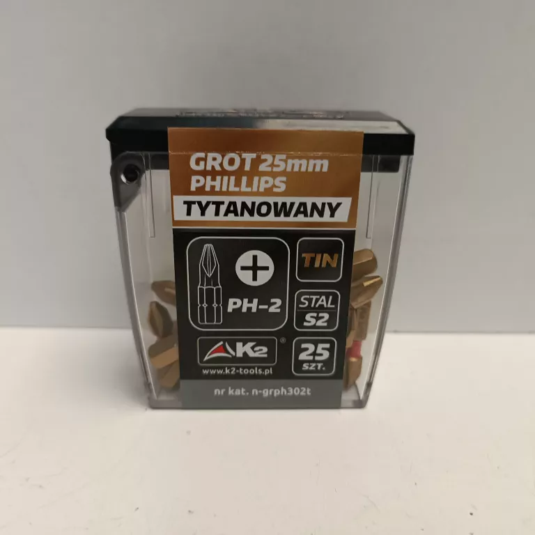GROT PHILIPS K2 TYTANOWY 25SZT.