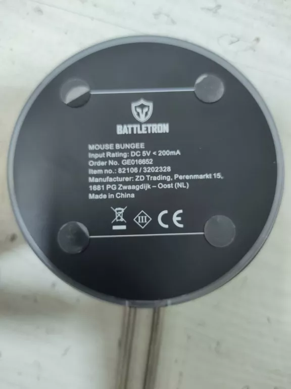 UCHWYT NA KABEL MYSZY MOUSE BUNGEE LED