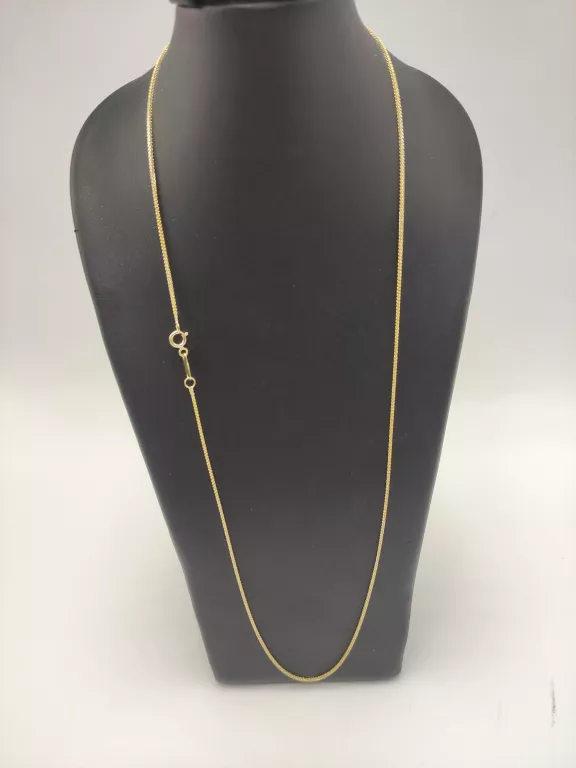 NOWY PIĘKNY ZŁOTY ŁAŃCUSZEK 1,65 G/ 585 / 50CM