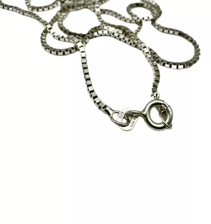 SREBRNY ŁAŃCUSZEK KOSTKA 925 5,76G