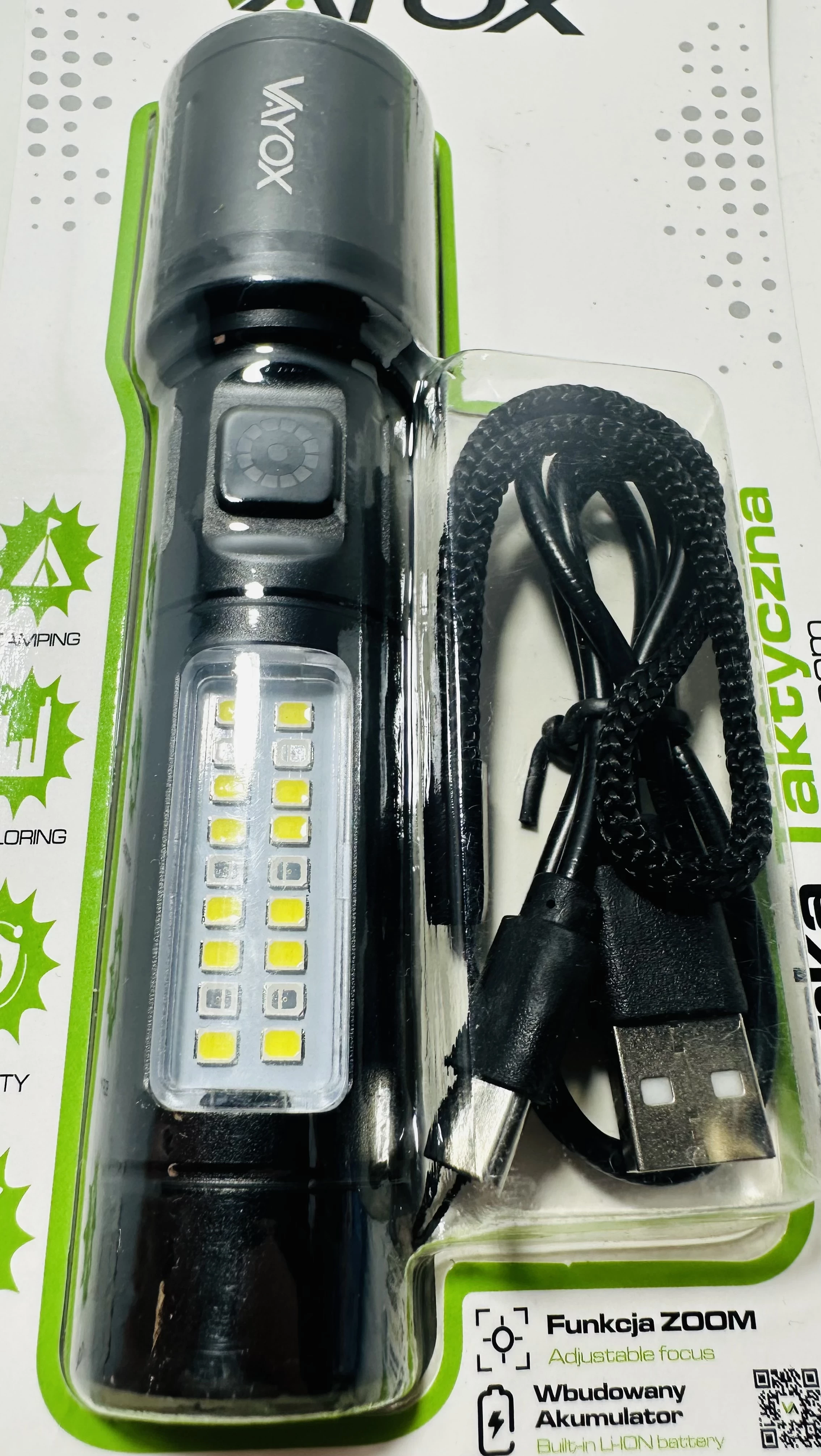 latarka-taktyczna-led-ze-swiatlem-bocznym-vayox-va0181-akumulatorowa-260lm-kod-producenta-latarka-ze-swiatlem-bocznym-i-zoom-va0181